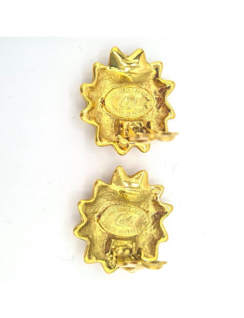 Clips d'oreille CHRISTIAN LACROIX dorés