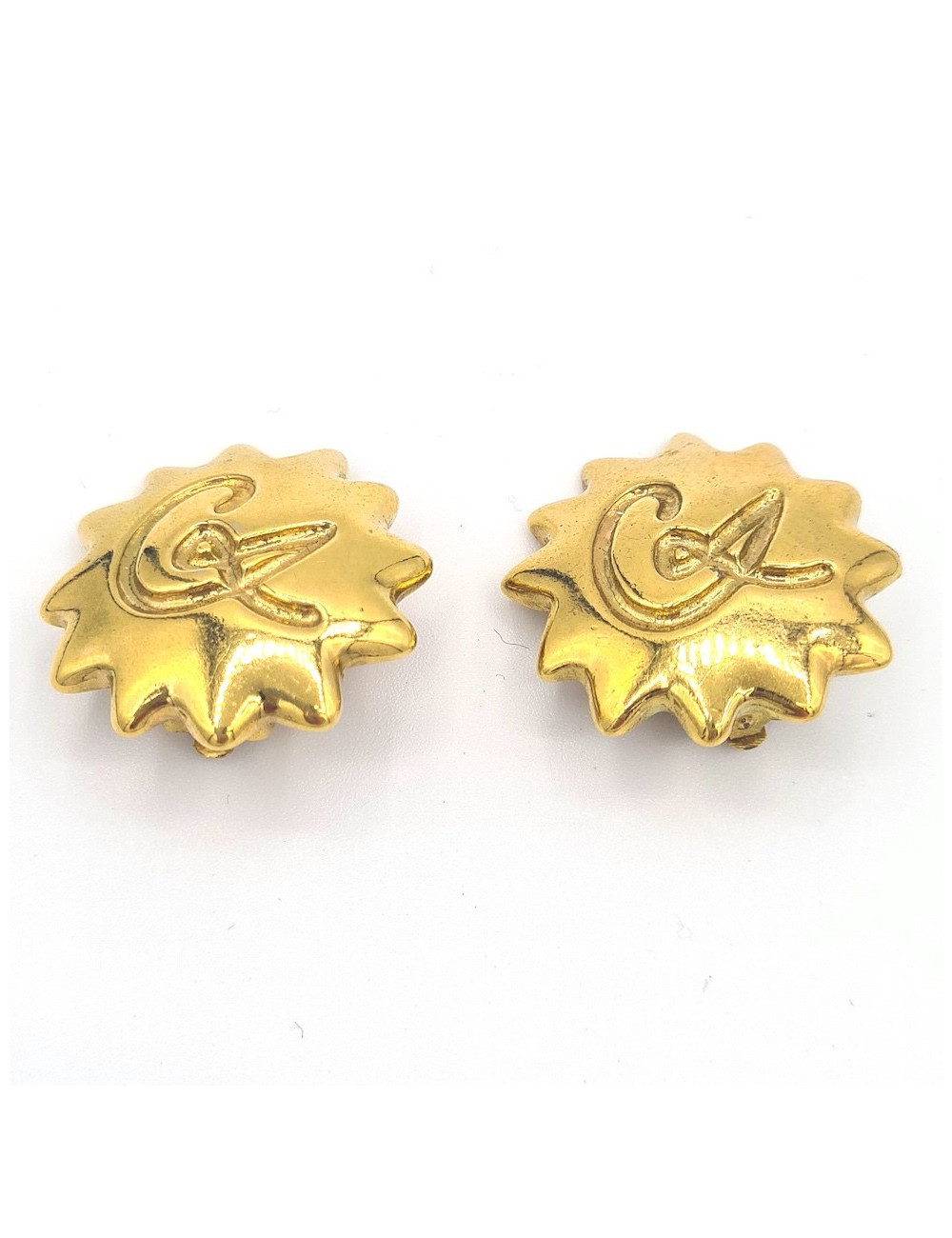 CHRISTIAN LACROIX vintage clip-on earrings  Vintage Certified Occasion