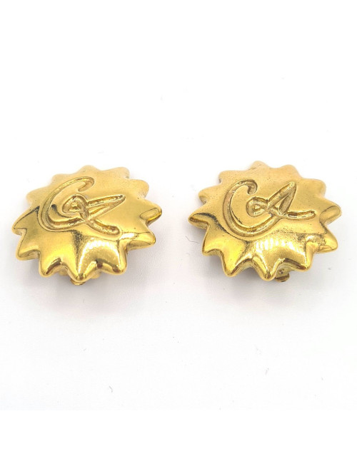 CHRISTIAN LACROIX vintage clip-on earrings  Vintage Certified Occasion