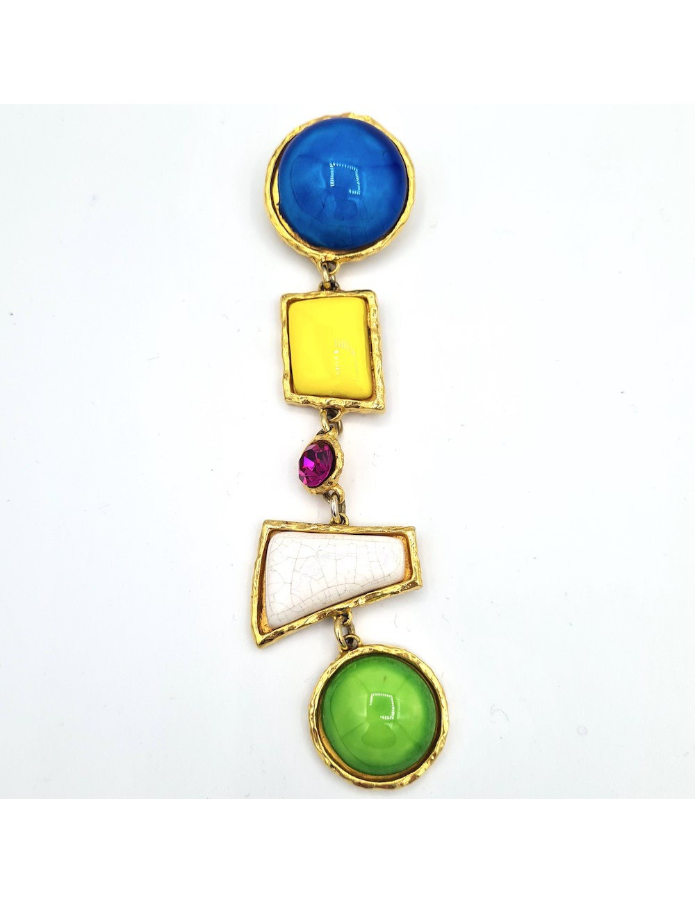 Broche CHRISTIAN LACROIX en émail