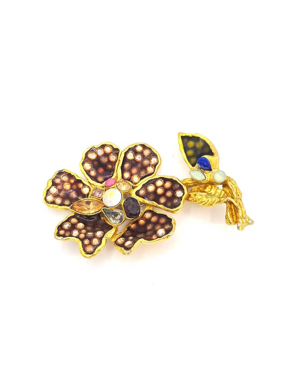 Broche fleur Christian Lacroix