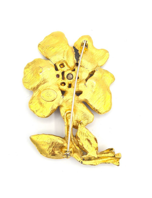 Broche fleur Christian Lacroix