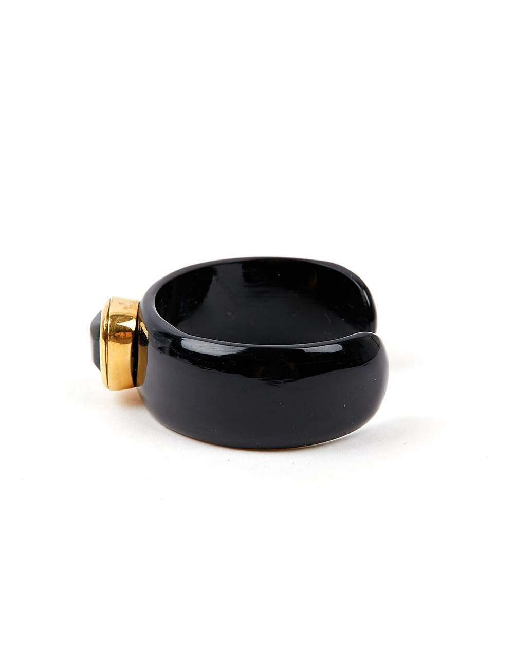 Manchette noire et rubis GOOSSENS