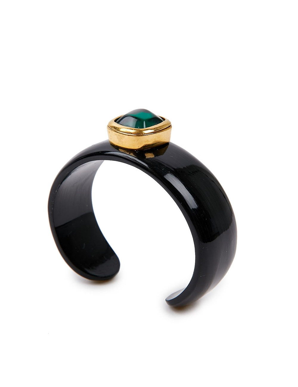 Manchette noire et rubis GOOSSENS