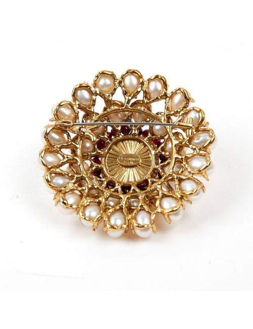 Broche GOOSSENS perles 