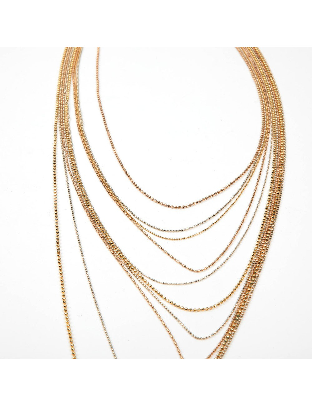 Collier multi-rangs GOOSSENS doré