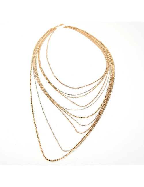 Collier multi-rangs GOOSSENS doré