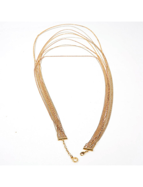 Collier multi-rangs GOOSSENS doré