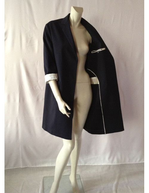 Manteau ROCHAS bleu marine