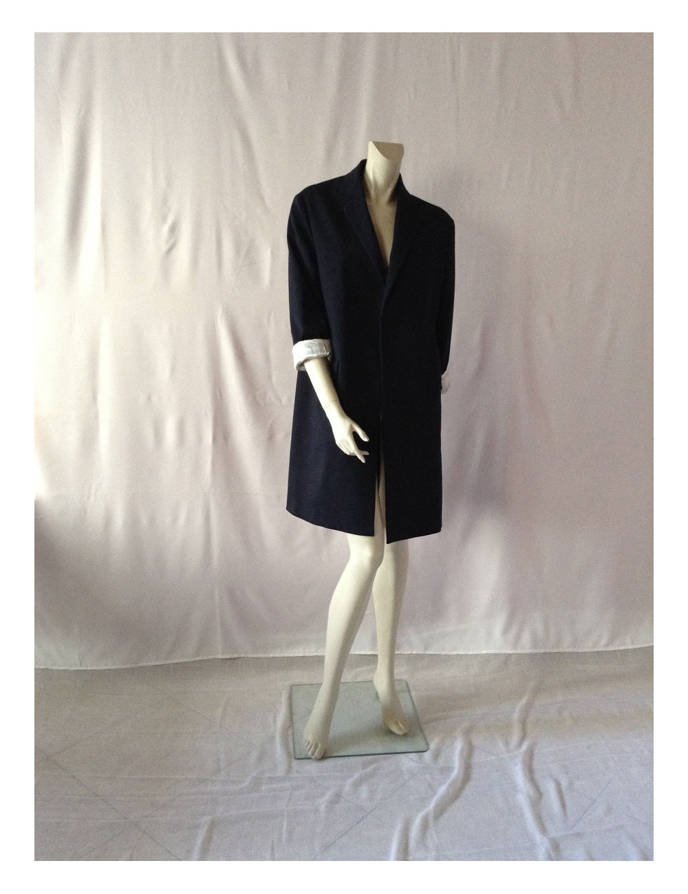 Manteau ROCHAS bleu marine