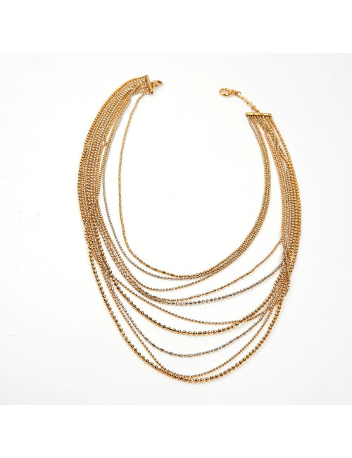 Collier multi rangs GOOSSENS doré
