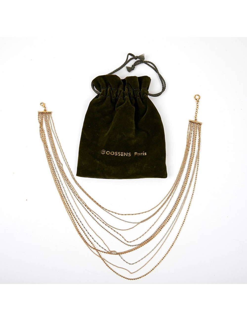 Collier multi rangs GOOSSENS doré