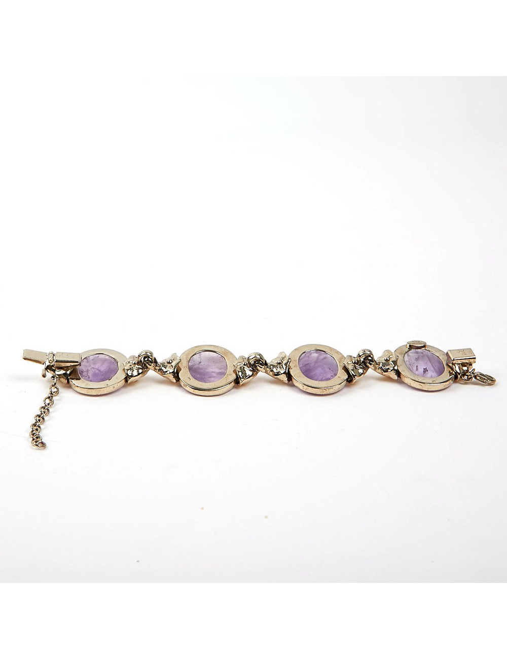GOOSSENS amethyst rock crystal bracelet