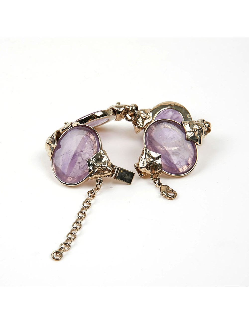 GOOSSENS amethyst rock crystal bracelet