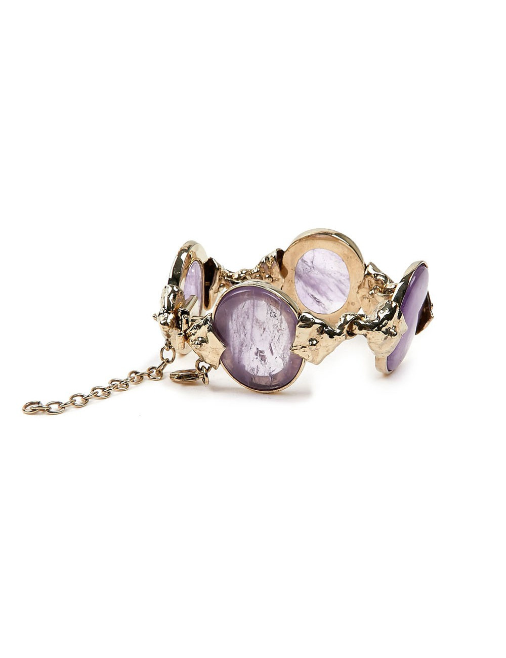 GOOSSENS amethyst rock crystal bracelet
