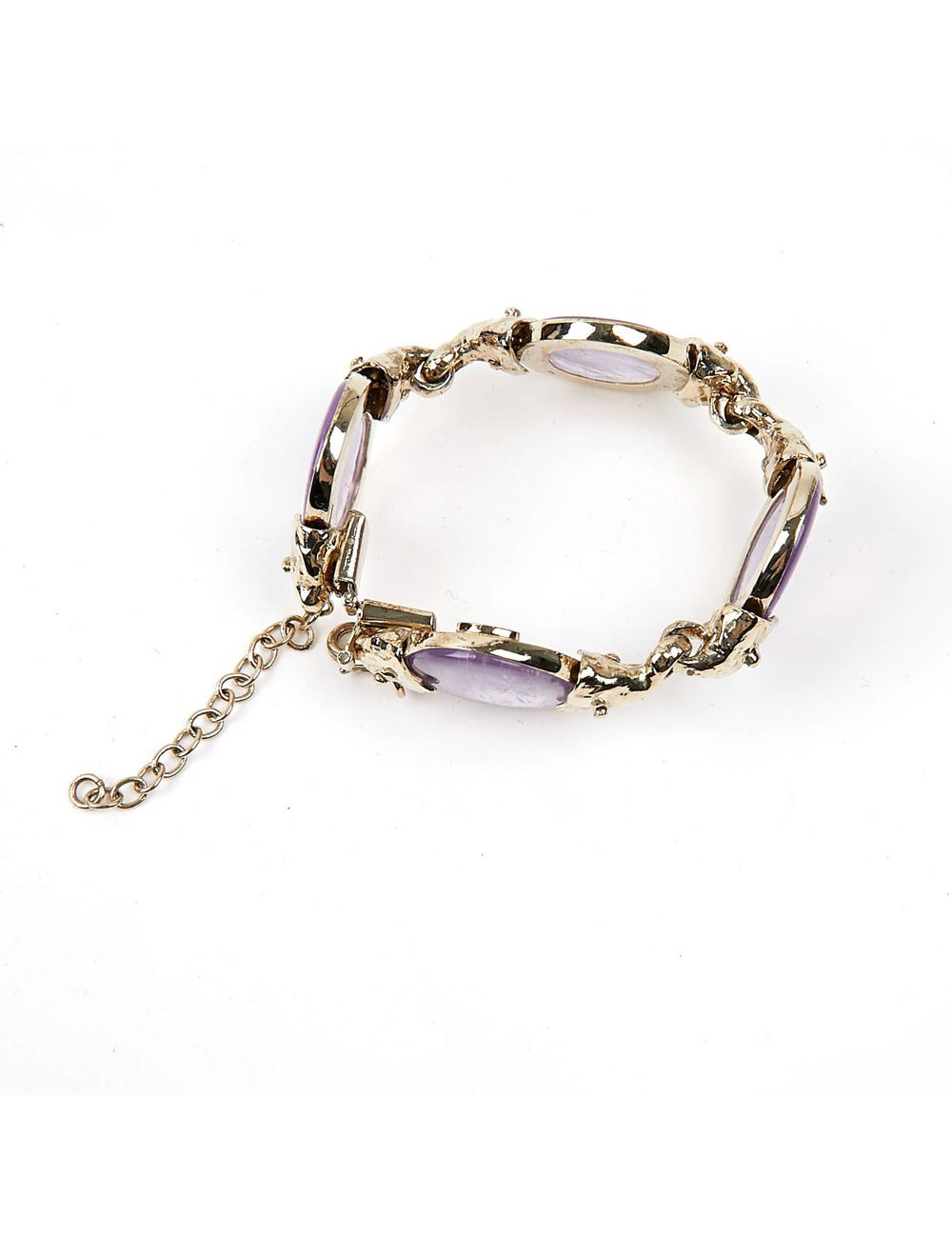 GOOSSENS amethyst rock crystal bracelet