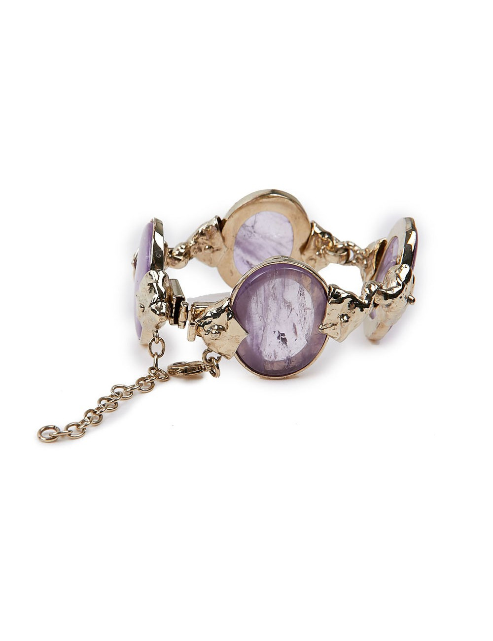 GOOSSENS amethyst rock crystal bracelet