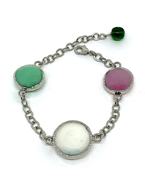 Bracelet MARGUERITE DE VALOIS pâte de verre
