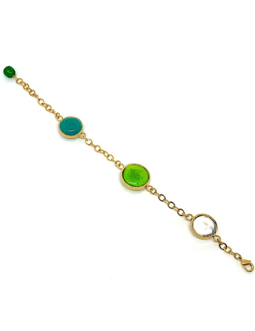 Bracelet MARGUERITE DE VALOIS pâte de verre
