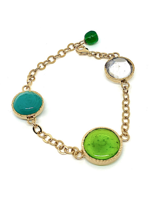 Bracelet MARGUERITE DE VALOIS pâte de verre