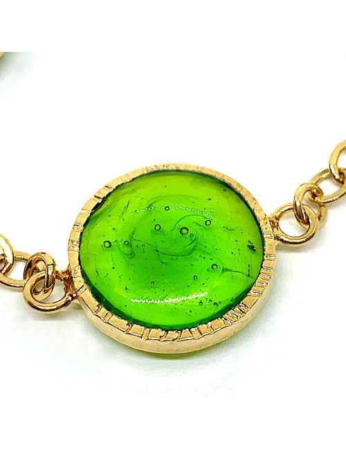 Bracelet MARGUERITE DE VALOIS pâte de verre