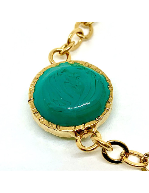 Bracelet MARGUERITE DE VALOIS pâte de verre