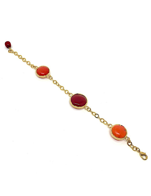 Bracelet MARGUERITE DE VALOIS pâte de verre