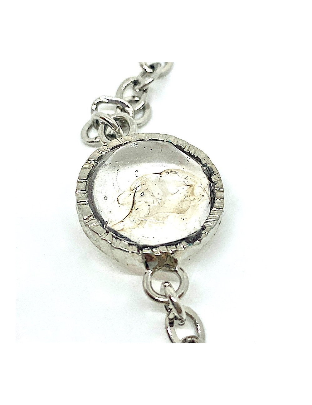 MARGUERITE DE VALOIS molten glass bracelet