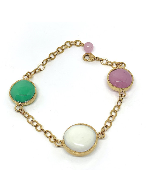 MARGUERITE DE VALOIS molten glass bracelet