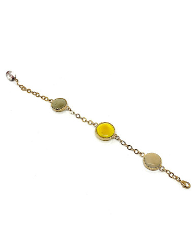 Bracelet MARGUERITE DE VALOIS pâte de verre 2