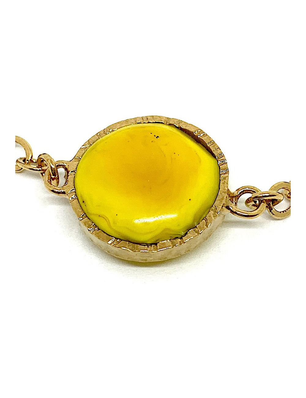 MARGUERITE DE VALOIS molten glass bracelet