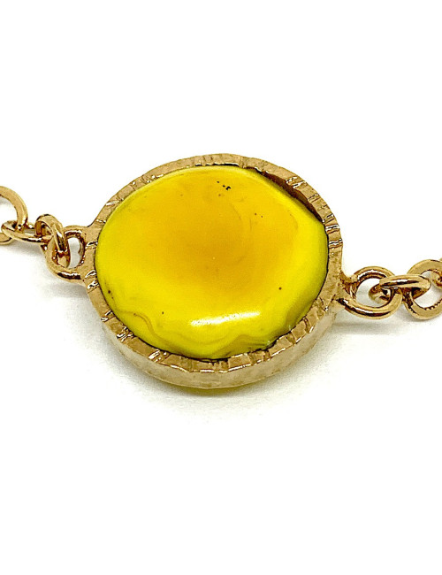 MARGUERITE DE VALOIS molten glass bracelet