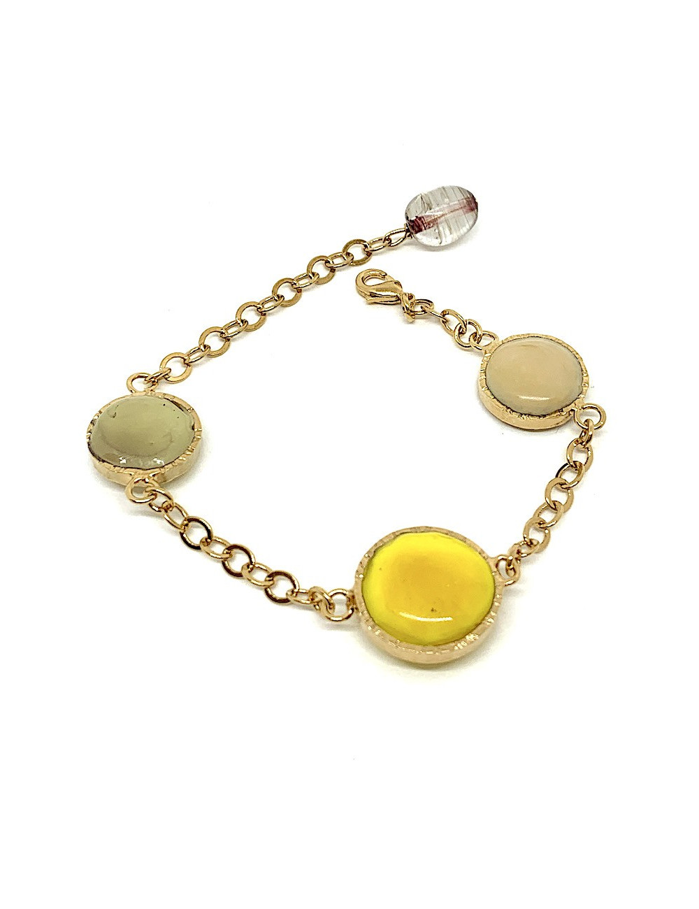 MARGUERITE DE VALOIS molten glass bracelet