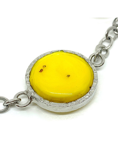 Bracelet MARGUERITE DE VALOIS pâte de verre 2