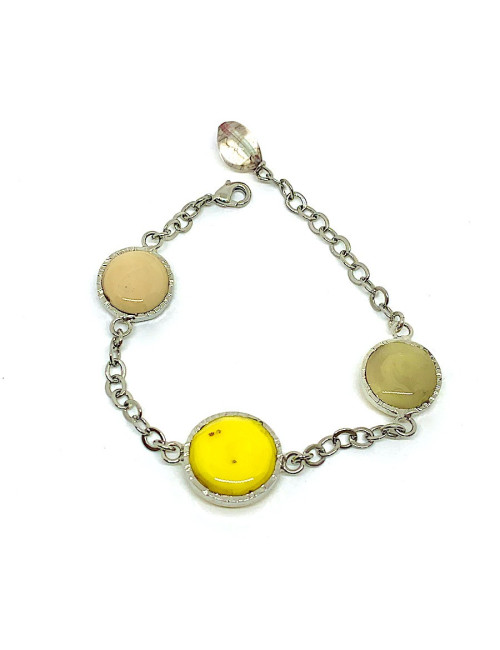 MARGUERITE DE VALOIS molten glass bracelet