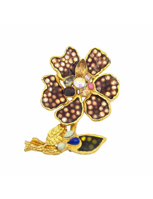 Broche fleur Christian Lacroix