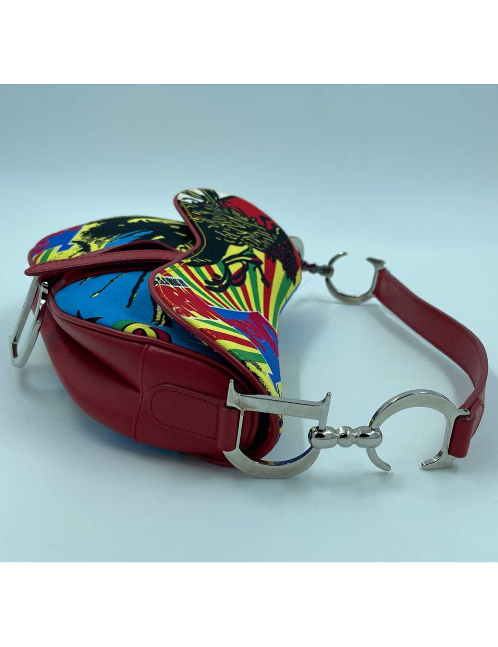 DIOR Saddle Bag Sound of Soul Model in Multicolor Canvas