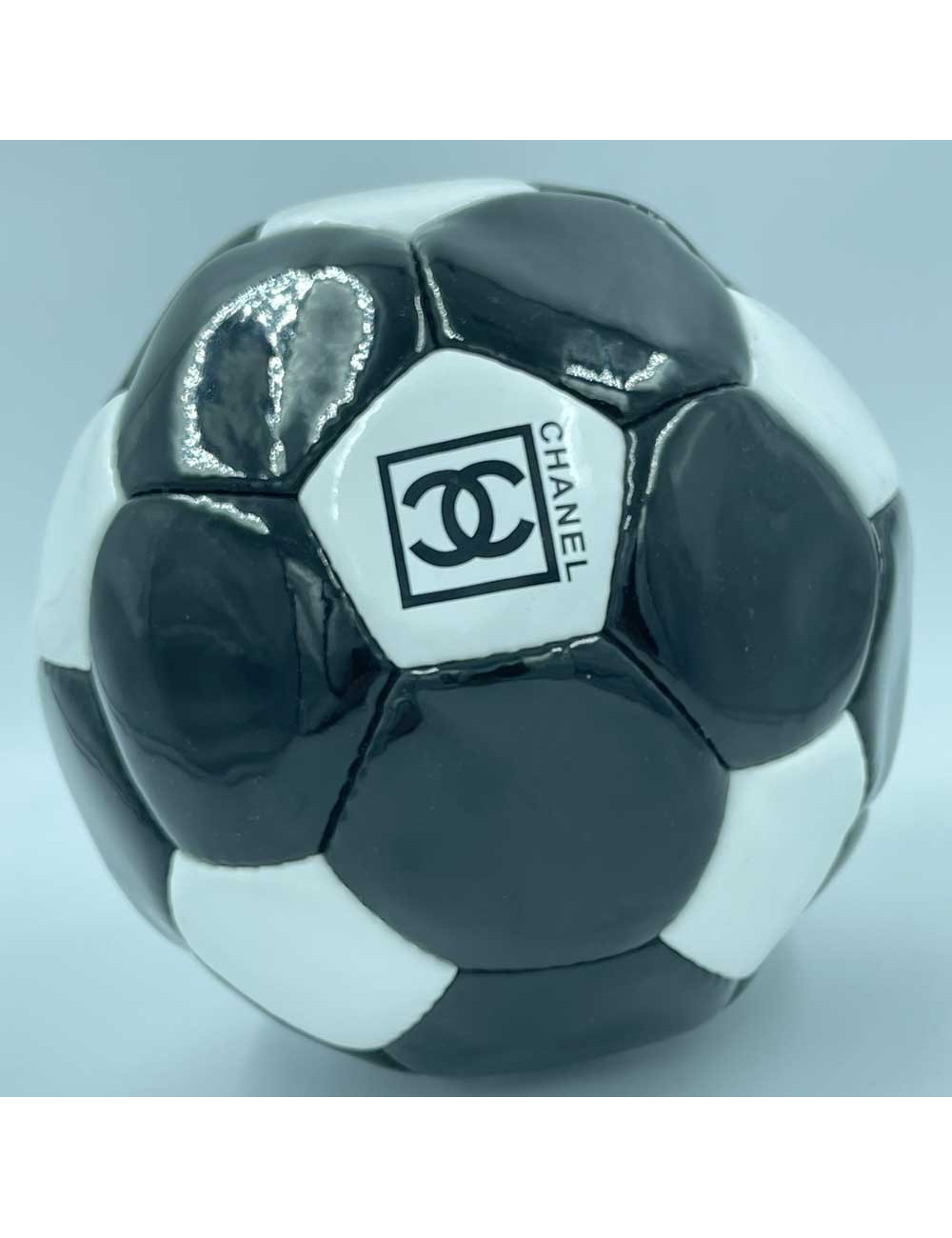 Chanel black CC soccer ball