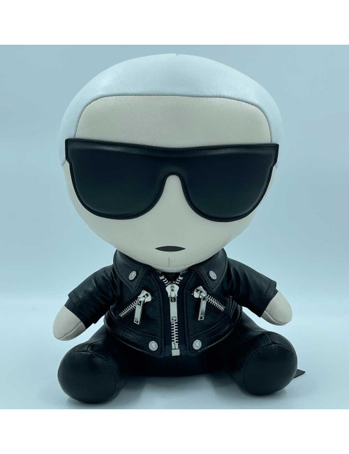 KARL LAGERFELD figurine en cuir