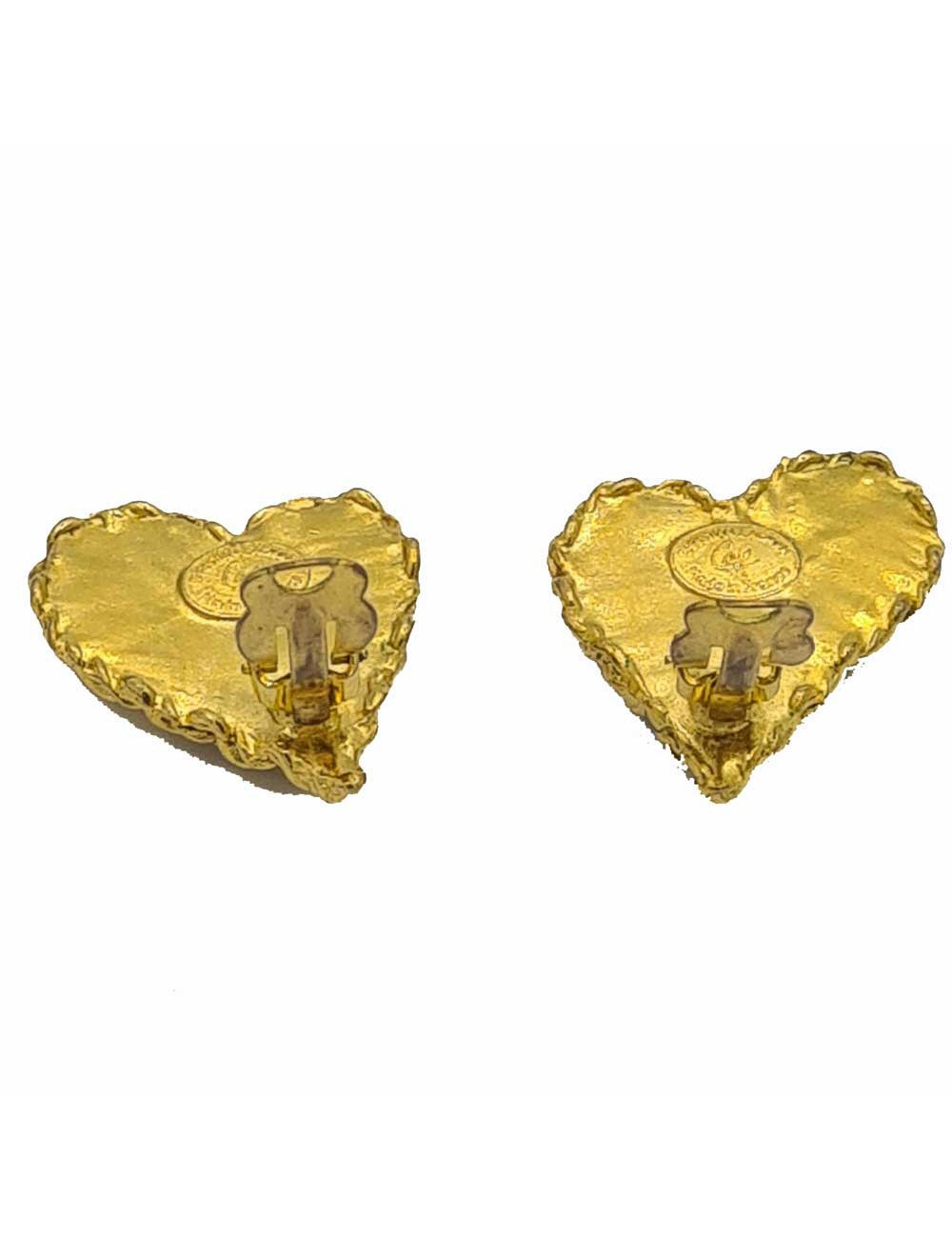 Clips coeur vintage Christian Lacroix