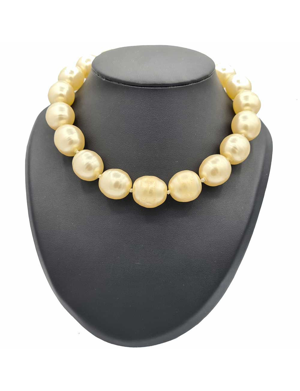 Shoker CHANEL Vintage pâte de verre 