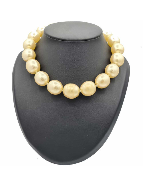 Shoker CHANEL Vintage pâte de verre 