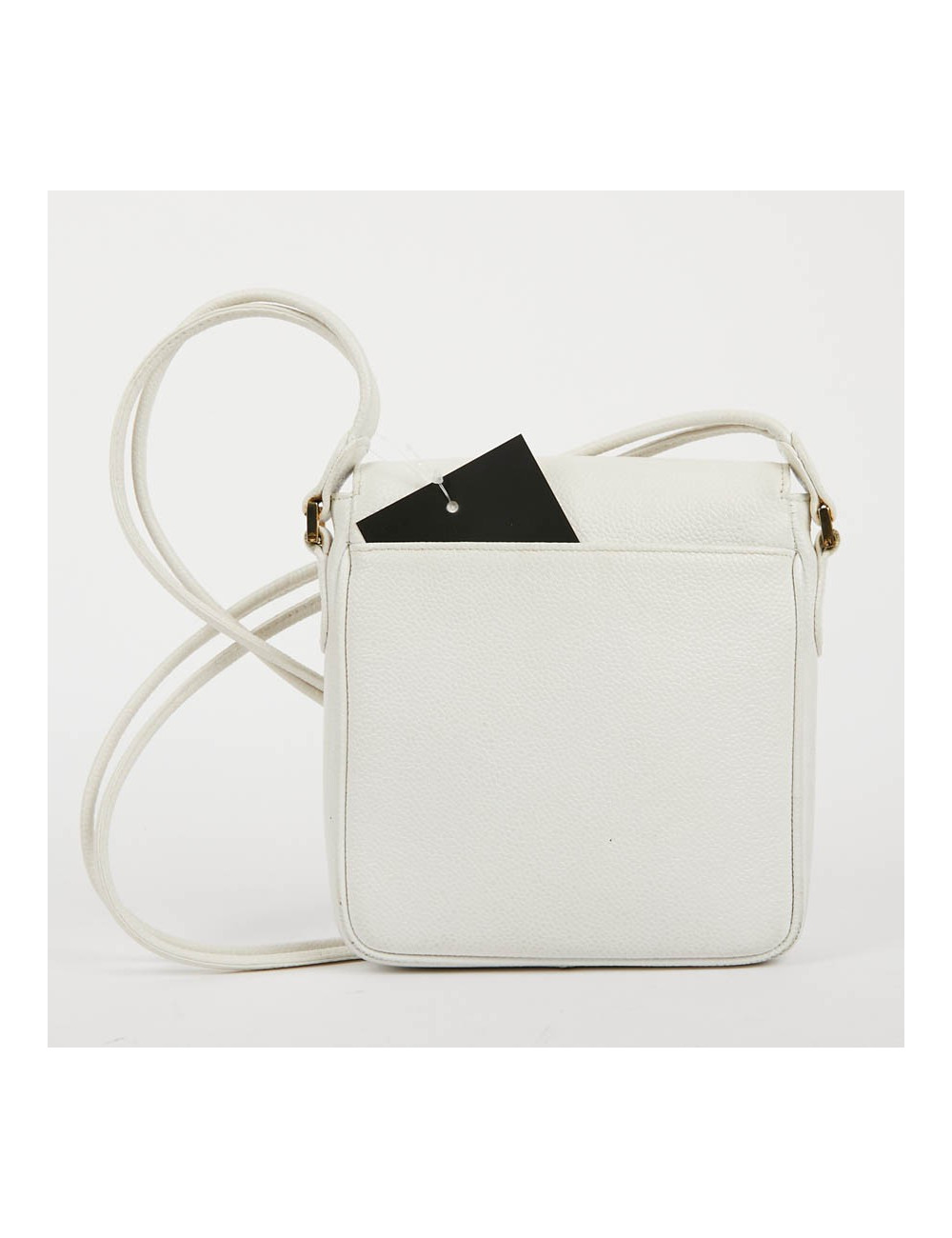 CHANEL Vintage Clutch bag in Grained White Leather