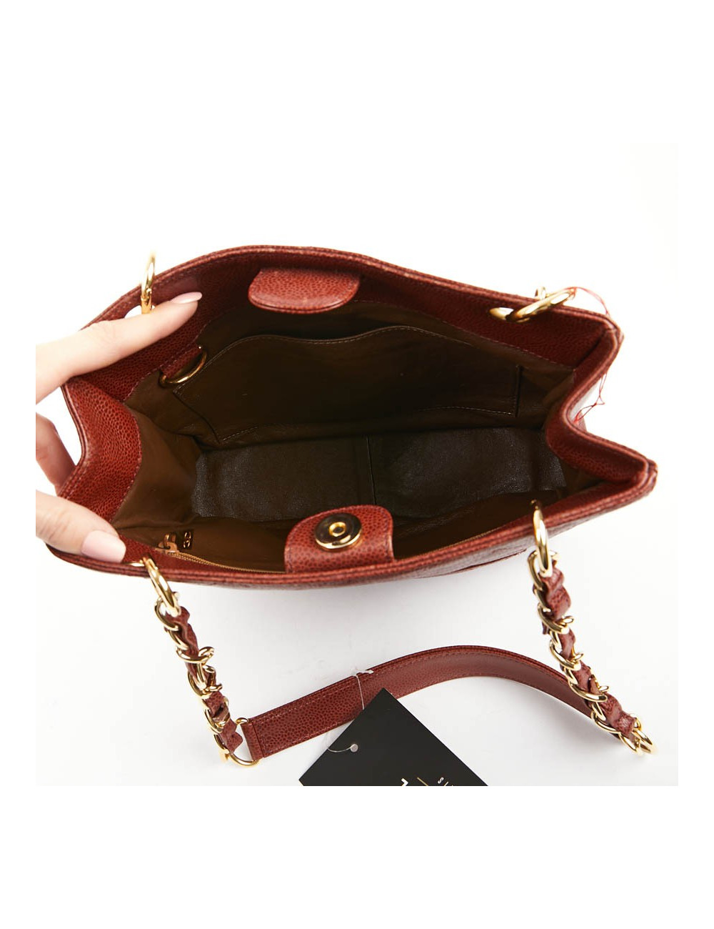 CHANEL 1990 cuir caviar