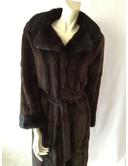Manteau vison rasé 