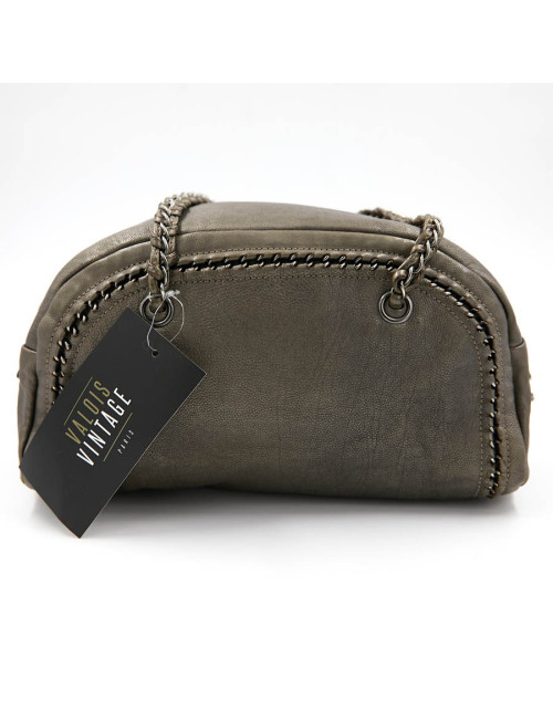 Sac Bowling CHANEL cuir taurillon mordoré