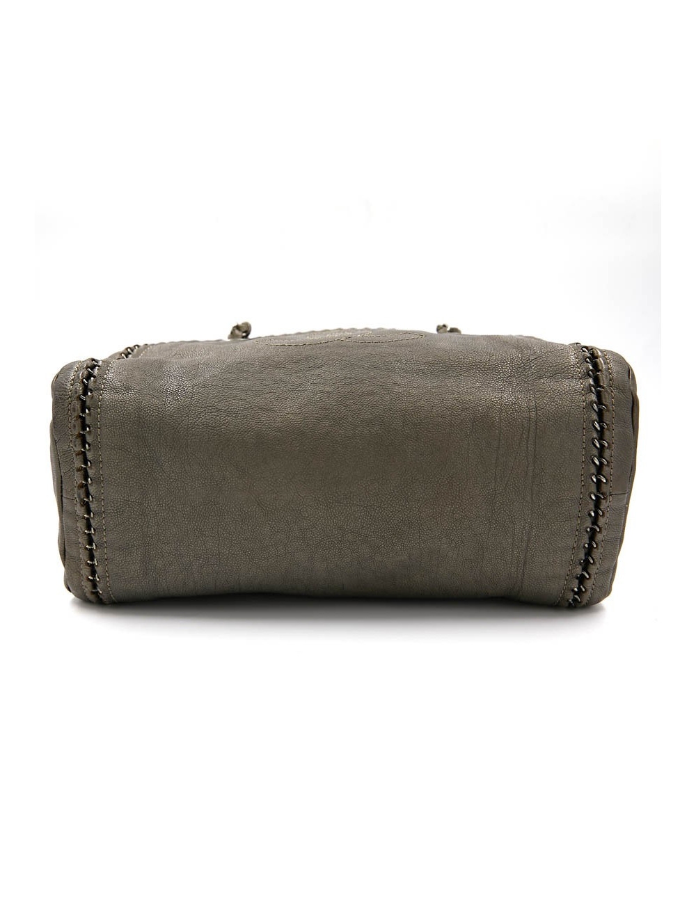 Sac Bowling CHANEL cuir taurillon mordoré