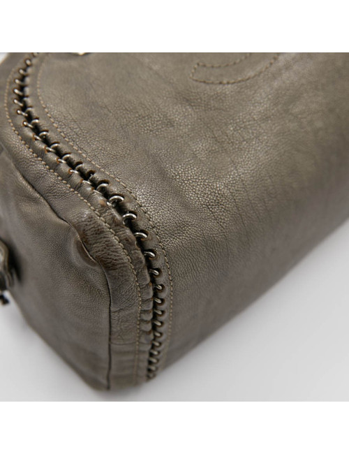 Sac Bowling CHANEL cuir taurillon mordoré