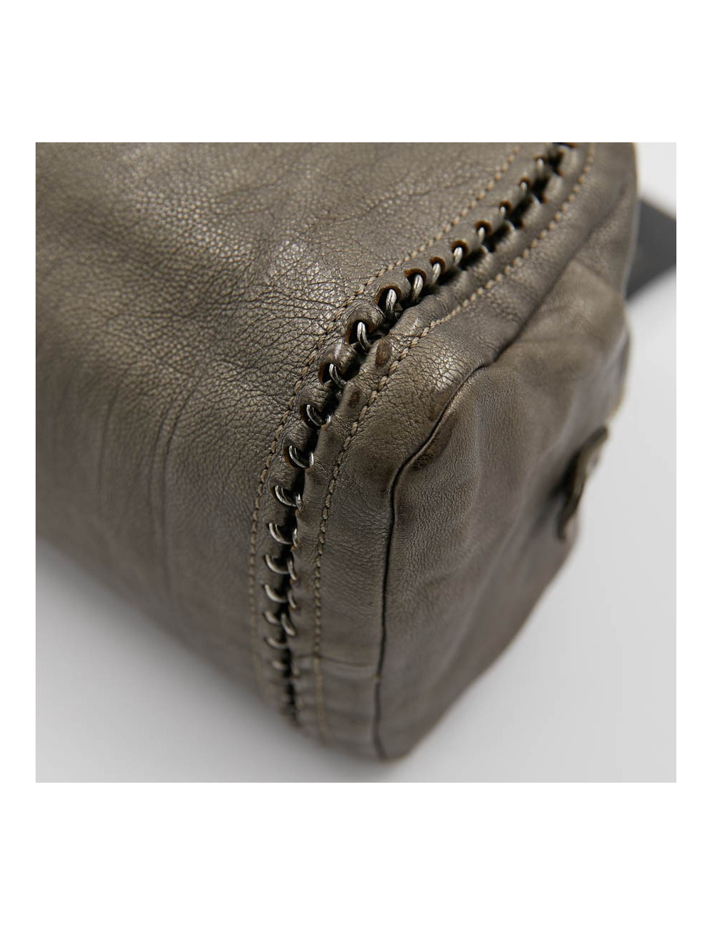 Sac Bowling CHANEL cuir taurillon mordoré