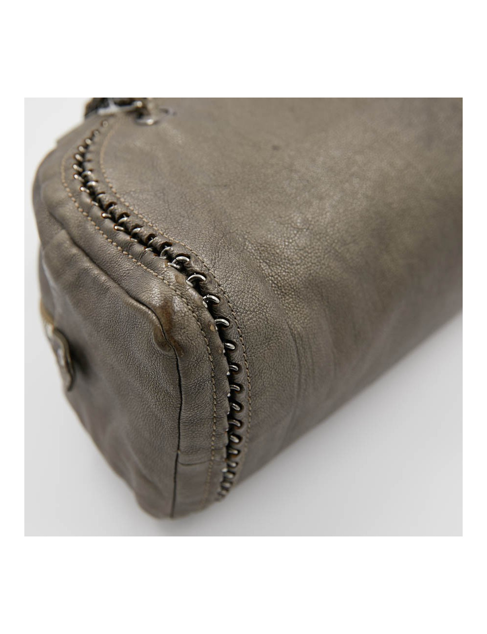 Sac Bowling CHANEL cuir taurillon mordoré